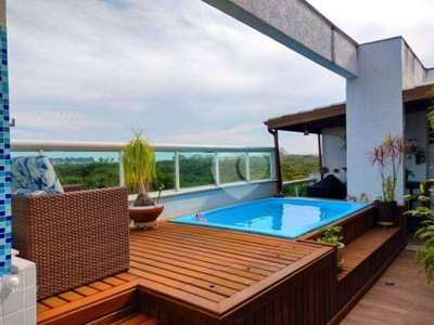 Lopes enjoy vende cobertura com 3 quartos à venda, 154 m² por r$ 1.600.000 - recreio dos bandeirantes - rio de janeiro/rj