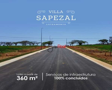 Lote de alto padrão de 360m² no Villa Sapezal - Indaiatuba/SP