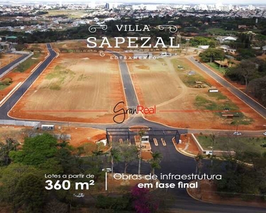 Lote de alto padrão de 360m² no Villa Sapezal - Indaiatuba/SP