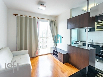 Apartamento à venda em Campo Belo com 53 m², 2 quartos, 1 vaga
