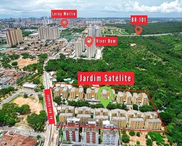 Apartamento com 2 dormitórios à venda, 44 m² por R$ 92.000,00 - Pitimbu - Natal/RN