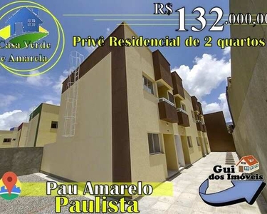 Apartamento para venda tem 49M² com 2 quartos em Pau Amarelo - Paulista - 132 MIL