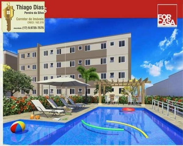 Apartamentos á venda com 2 dormitórios no Condomínio Residencial For Life Imobi Clube (For