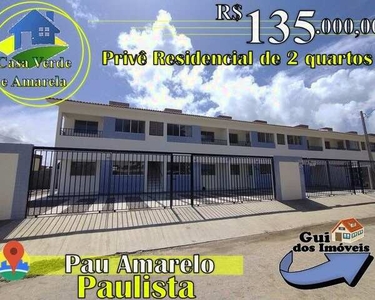 Prive Residencial para venda tem 48M² com 2 quartos em Pau Amarelo/Paulista/PE 135 MIL