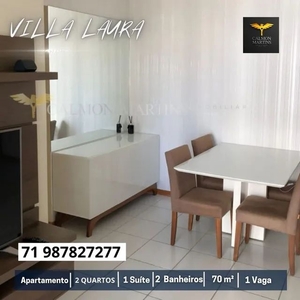 Apartamento 2 quartos, suíte, varanda em Vila Laura / WhatsApp - 71.98782.7277
