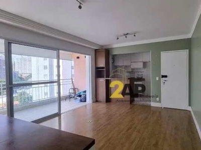 Apartamento com 2 dormitórios para alugar, 64 m² por R$ 5.220,00/mês - Santo Amaro - São P