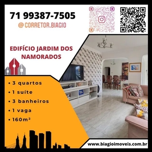 Apartamento para venda com 160 metros quadrados com 3 quartos em Pituba - Salvador - BA