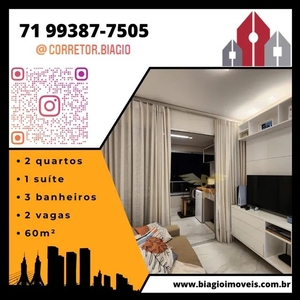 Apartamento para venda com 60 metros quadrados com 2 quartos em Brotas - Salvador - BA