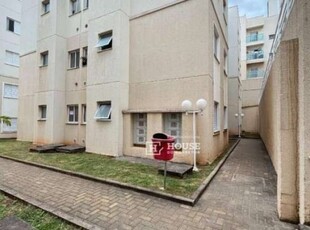 Apartamento com 2 dormitórios à venda, 47 m² por r$ 201.000,00 - jardim novo maracanã - campinas/sp