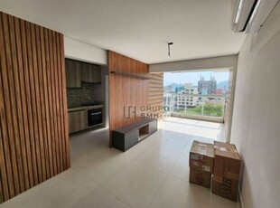 Apartamento com 2 dormitórios para alugar, 69 m² por r$ 4.500,00/mês - enseada - guarujá/sp