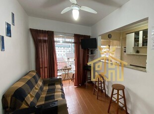 Apartamento em Vila Guilhermina, Praia Grande/SP de 45m² 1 quartos à venda por R$ 214.000,00