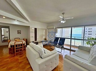 Apartamento para alugar, 140 m² por r$ 6.000,20/mês - barra funda - guarujá/sp