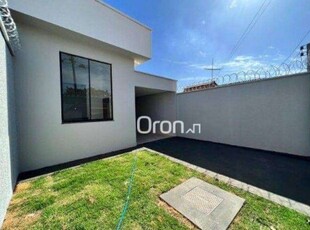 Casa com 3 dormitórios à venda, 82 m² por r$ 260.000,00 - setor pontal sul - aparecida de goiânia/go