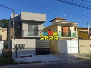 Casa com 3 dormitórios para alugar, 90 m² por r$ 2.500,00/mês - extensão novo rio das ostras - rio das ostras/rj