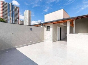 Cobertura com 2 dormitórios à venda, 100 m² por r$ 590.000,00 - campestre - santo andré/sp