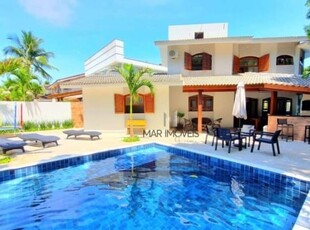 Linda casa, reformada com 4 dormitórios para alugar, 230 m² por r$ 8.000/mês - balneário praia do pernambuco - guarujá/sp