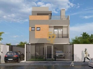 Sobrado com 3 dormitórios à venda, 115 m² por r$ 639.000,00 - cajuru - curitiba/pr