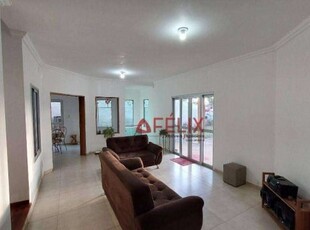 Sobrado com 3 dormitórios à venda, 312 m² - campos elíseos - taubaté/sp