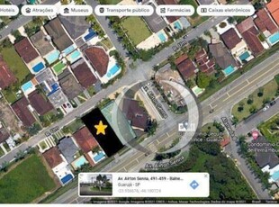 Terreno à venda, 360 m² por r$ 470.000,00 - pernambuco ii - guarujá/sp