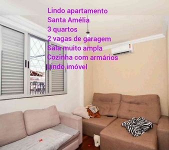 Apartamento com 3 quartos à venda no bairro Santa Amélia, 100m²