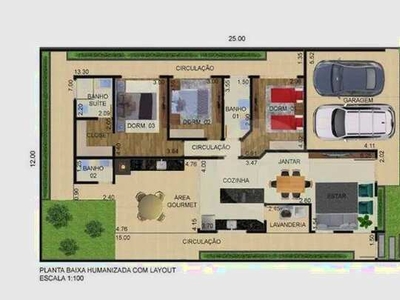 Casa com 3 dormitórios à venda, 150 m² por R$ 770.000,00 - Condomínio Terras do Vale - Caç