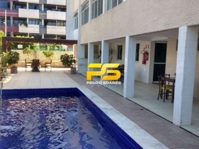 Flat com 1 quarto para alugar na avenida oceano atlântico, ponta de campina, cabedelo, 23 m2 por r$ 1.550