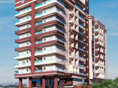 Apartamento à venda, 70 m² por r$ 329.000,00 - vila guilhermina - praia grande/sp