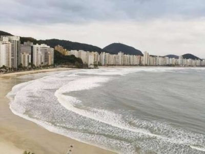 Apartamento com 3 dormitórios para alugar, 110 m² por r$ 8.700,00/mês - praia das asturias frente mar - guarujá/sp
