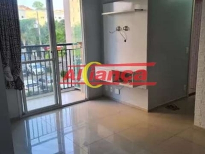 Apartamento para alugar com 3 quartos sendo 1 suite - 57m² - cocaia - guarulhos/sp por 2100