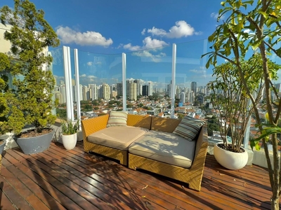 Cobertura Duplex para venda em São Paulo / SP, Brooklin Novo, 4 dormitórios, 5 banheiros, 4 suítes, 6 garagens, mobilia inclusa, construido em 1985