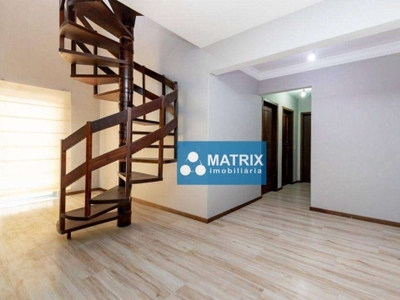 Cobertura com 3 dormitórios, 214 m² - venda por R$ 855.000,00 ou aluguel por R$ 4.400,00/mês - Alto da Glória - Curitiba/PR