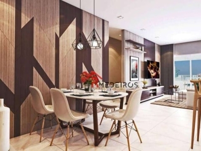 Apartamento com 2 dormitórios à venda, 78 m² por r$ 672.914,00 - jardim imperador - praia grande/sp