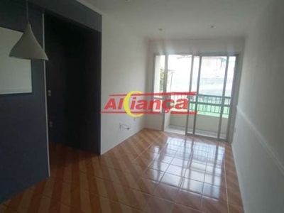 Apartamento para alugar, 3 quartos, sendo 1 suíte e 1 vaga, 73 m², pimentas - guarulhos por r$ 1.400