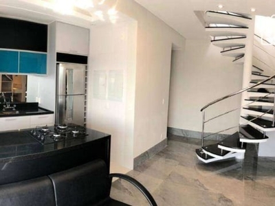 Flat para alugar, 90 m² por r$ 6.000,01/mês - boqueirão - santos/sp
