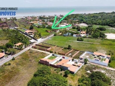 Panaquatira: terreno de 1.600m2 a venda a 300m da beira da praia - ilha de são luís-ma