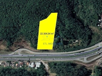 Terreno à venda, 22.304 m² por 2.850.000 - às margens da rodovia regis bittencourt -itapecerica da