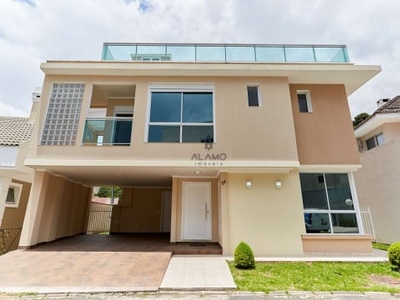 Casa em condomínio fechado com 4 quartos à venda em santa felicidade, curitiba , 354 m2 por r$ 1.820.000