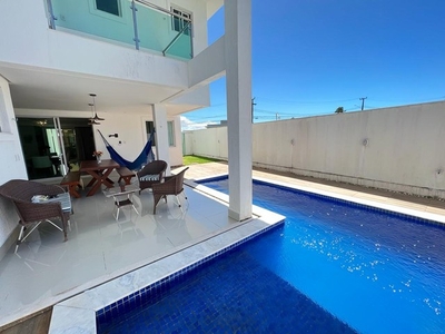 Casa à venda no Alphaville Natal, 6 quartos, piscina e Mobiliada, aceita financiamento.