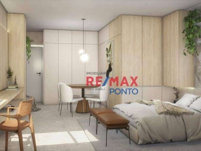 Flat com 1 dormitório à venda, 30 m² por r$ 249.000,00 - chácara são josé - jaguariúna/sp