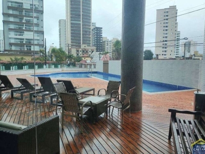 Apartamento com 2 dorms, caiçara, praia grande - r$ 419 mil, cod: ant6902