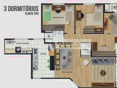 APARTAMENTO RESIDENCIAL em EMBU DAS ARTES - SP, ESPLANADA