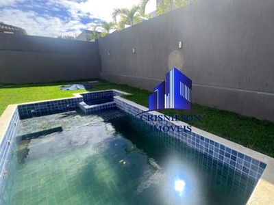 CASA À VENDA ALPHAVILLE LITORAL NORTE I R$ 1.900.000,00, NOVA, 4 SUÍTES, PISCINA, VARANDA