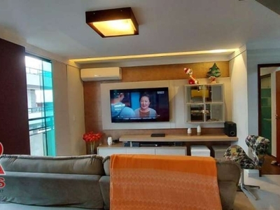 Cobertura com 3 dormitórios à venda, 190 m² por r$ 1.100.000 - braga - cabo frio/rj