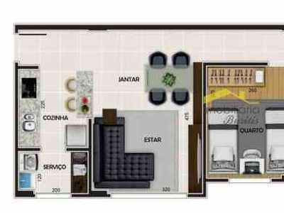Apartamento com 2 quartos à venda no bairro Buritis, 61m²
