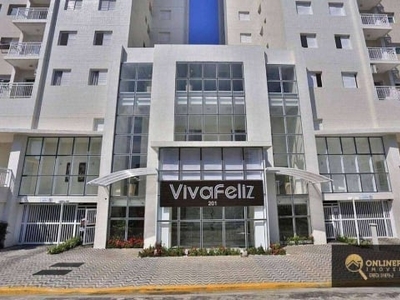 Apartamento com 3 dormitórios à venda, 73 m² por R$ 399.000,00 - Cidade Ocian - Praia Grande/SP