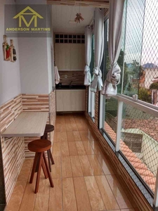 Apartamento com 3 quartos à venda no bairro Santos Dumont, 65m²