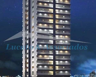 Apartamento para venda na Ocian em Praia Grande SP, 02 dormitórios sendo 01 suíte e 01 vag