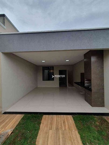 Casa com 3 quartos à venda no bairro Residencial Recanto do Bosque, 105m²