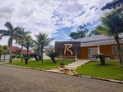 Casa com 4 dormitórios, 220 m² - venda por r$ 1.500.000,00 ou aluguel por r$ 6.000,00/mês - boungaiville - peruíbe/sp