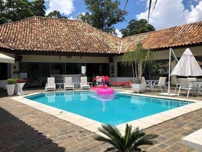 Casa com 4 dormitórios, 578 m² - venda por r$ 3.500.000,00 ou aluguel por r$ 20.700,00/mês - granja viana - cotia/sp